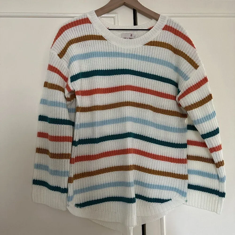 So Colorful Striped Sweater